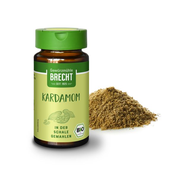 Kardamom gemahlen 30g  Glas BIO
