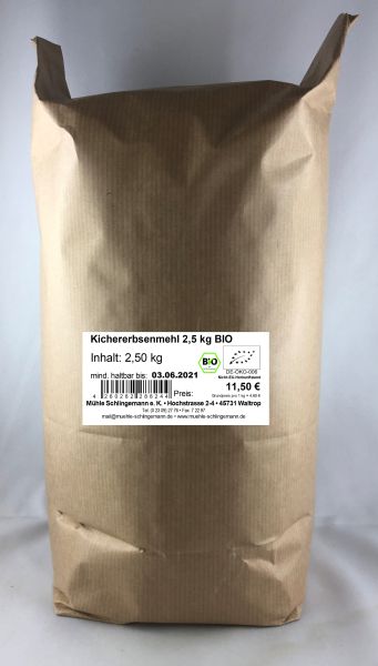 Kichererbsenmehl 2,5 kg BIO