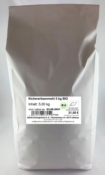 Kichererbsenmehl 5 kg BIO