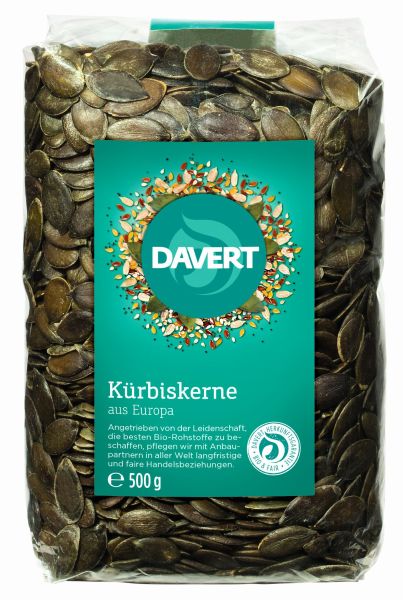 Kürbiskerne, dunkelgrün 25 kg Knabberware