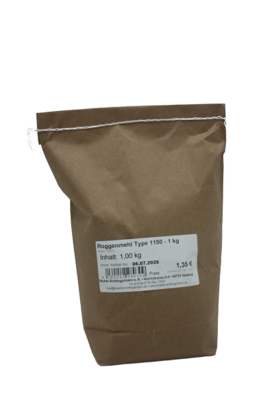 Roggenmehl Type 1150 - 1 kg