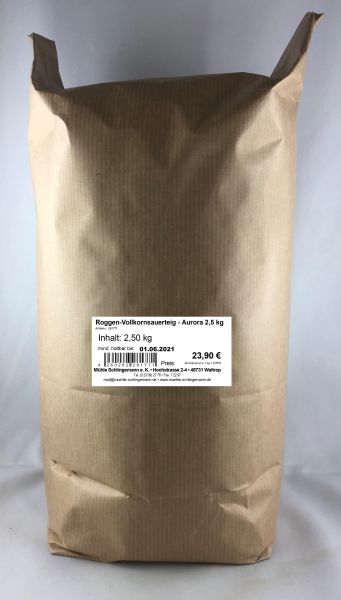 Roggen-Vollkornsauerteig - Aurora 2,5 kg