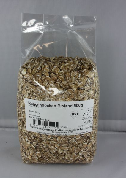 Roggevlokken - 500g BIO