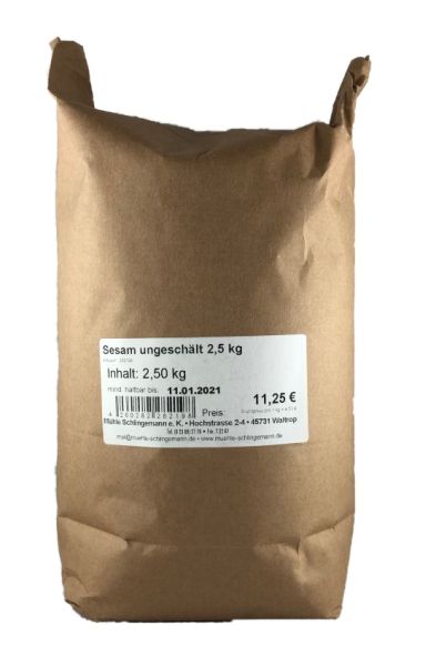 Sesam ungeschält 2,5 kg