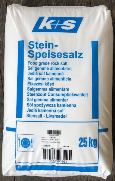 Steinspeisesalz fein 25 kg