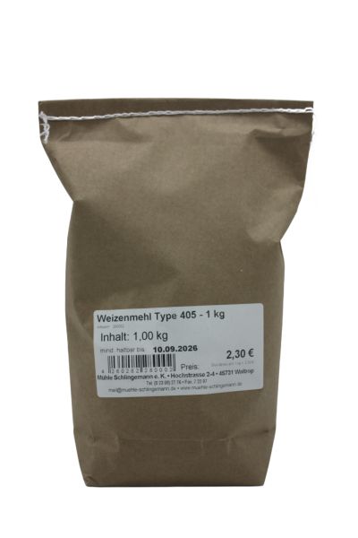 Weizenmehl Type 405 - 1 kg