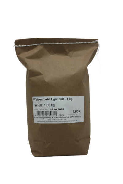 Weizenmehl Type 550 - 1 kg