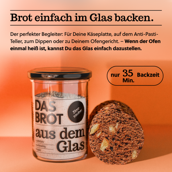 BIO-Zimtzauber - Das Brot aus dem Glas