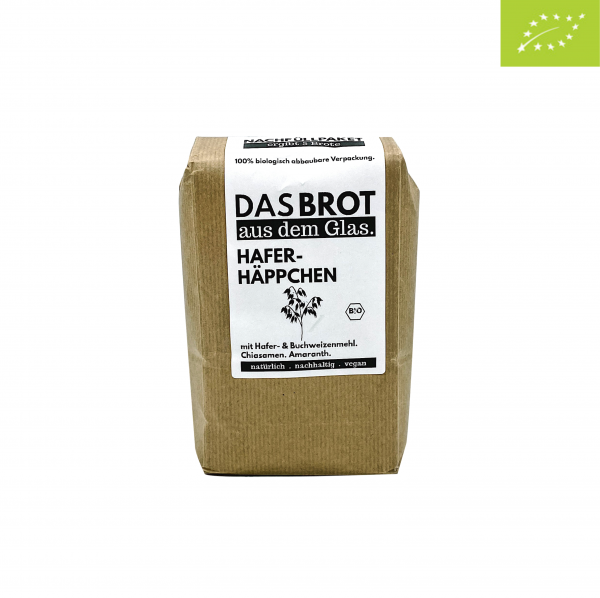 Bio Haferhäppchen - Nachfüllpaket - Das Brot aus dem Glas