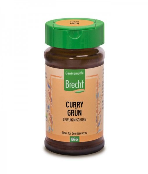 Curry grün 30g  Glas BIO