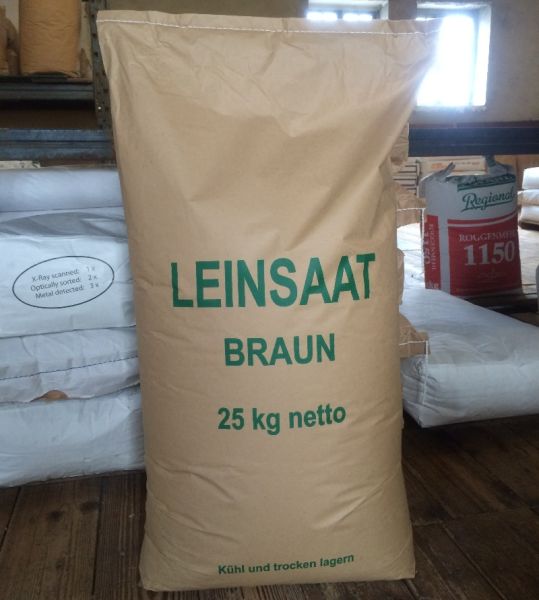 Leinsamen braun 25 kg