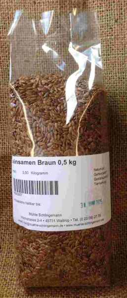 Leinsamen braun 500 g