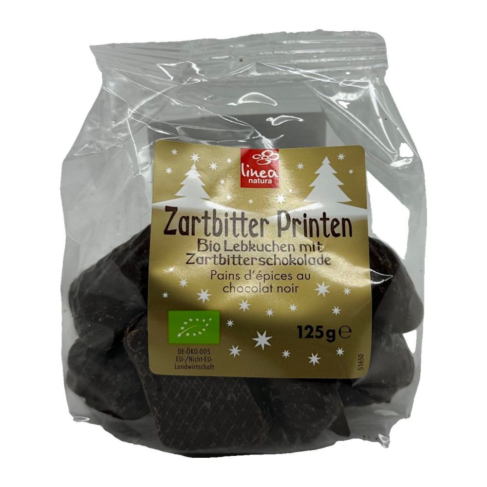 Linea Natura Bio Zartbitter Printen 125 g Beutel