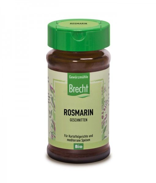 Rosmarin geschnitten Naturland 20g  Glas BIO