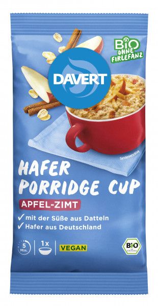 Porridge-Cup Apfel-Zimt 65 g