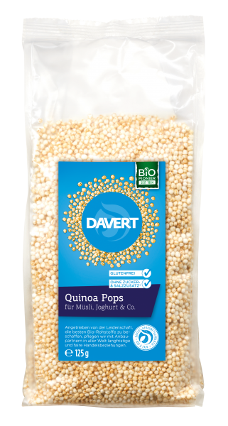 Quinoa Pops glutenfrei 125g BIO
