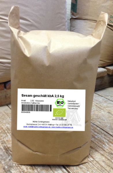 Sesam geschält - BIO 2,5 kg