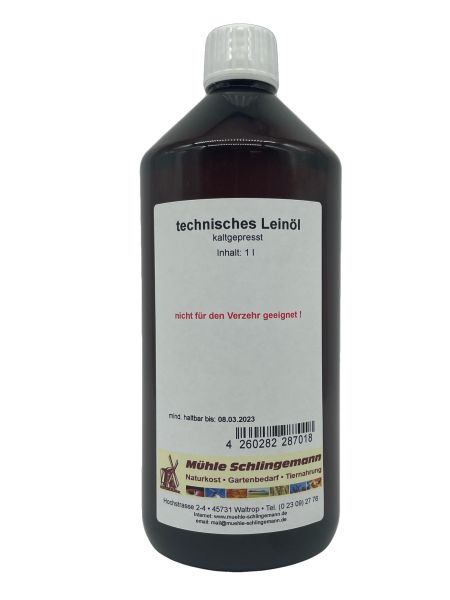 Leinöl - 1 l  technisches Öl