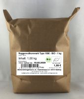 Roggenvollkornmehl  - BIO - 1 kg