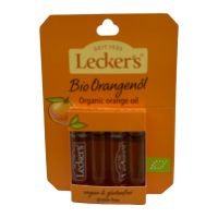 Lecker’s Bio Orangenöl 4 x 2 ml Röhrchen